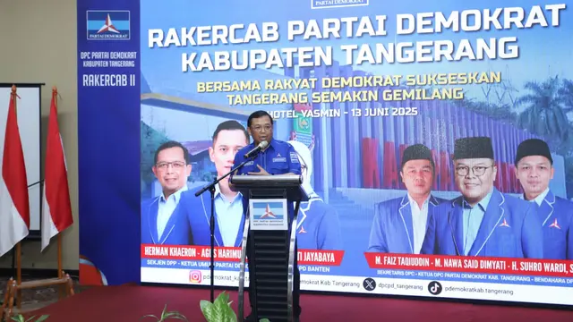 Demokrat Tangerang: Kolaborasi Kunci Sukses Rapat Kerja Cabang