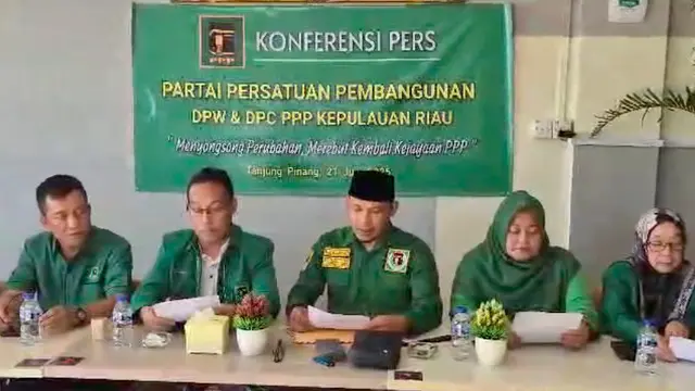 PPP Kepri Tolak Plt Ketum, Batalkan Hasil Muswilub!