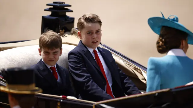Pangeran Louis Menggemaskan! Debut Gaya Baru George di Trooping Colour